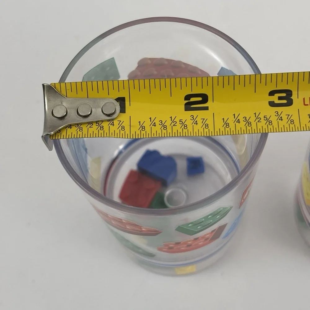 LEGO Iconic Tumbler Cups (2) - Rare & Retired 2013 Legos Inside